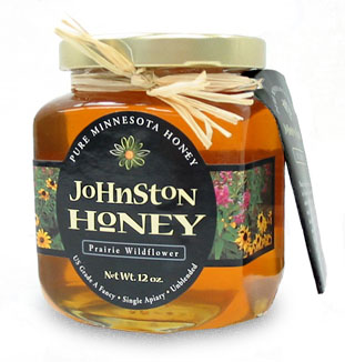 12 oz Glass Hex Honey Jars: Case of 12 | Betterbee